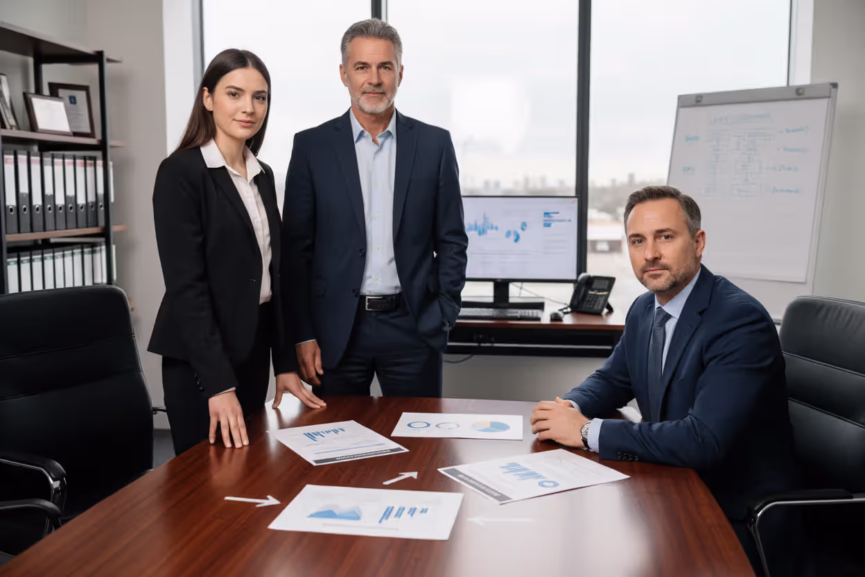 Family business owners discussing succession and estate tax liquidity